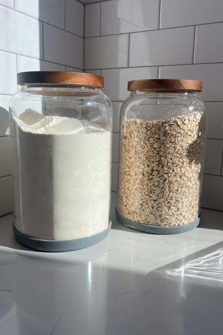 Love these glass jars for pantry storage!! Very cute & sturdy!!

#LTKhome