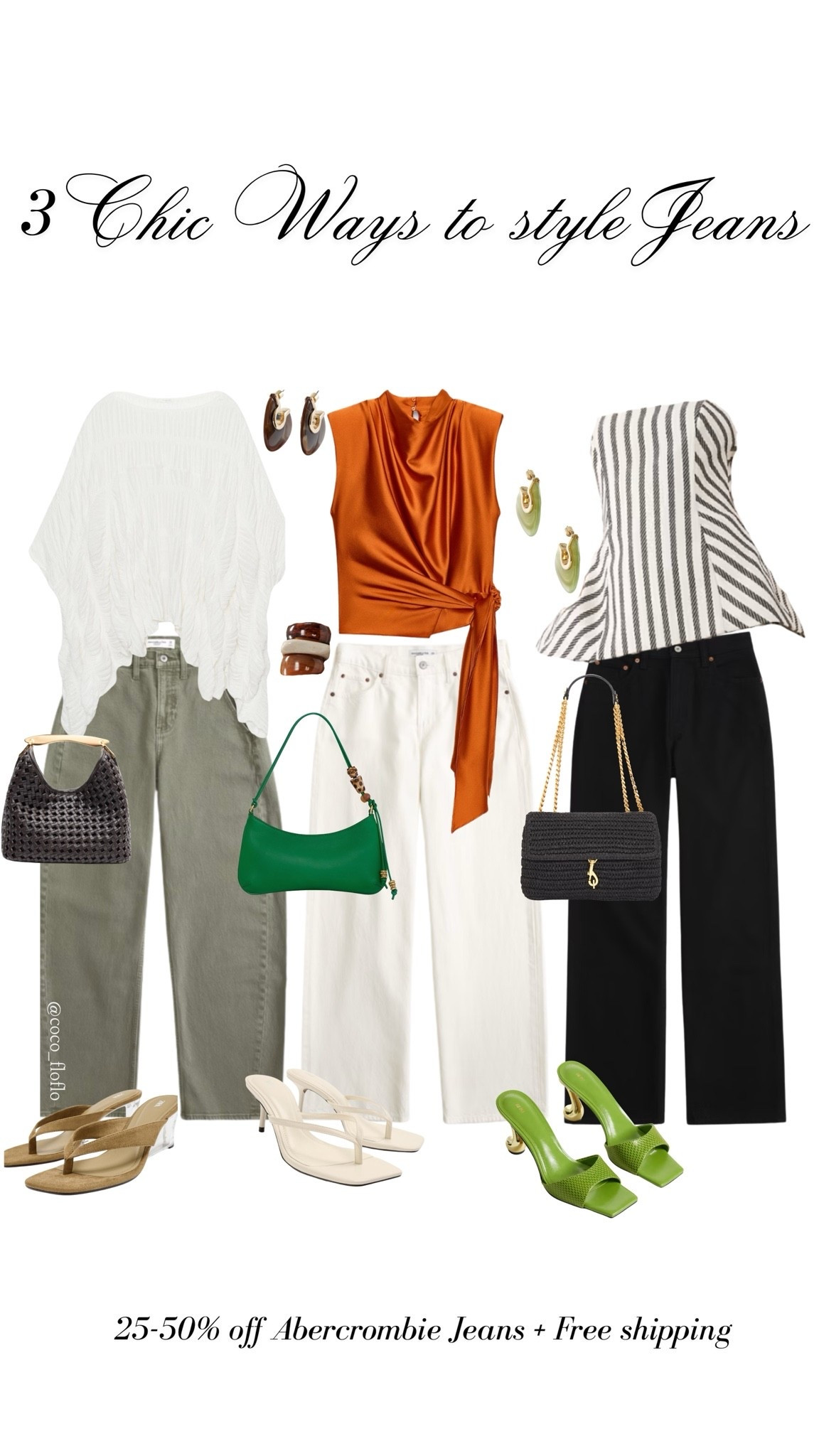 3 way I would wear jeans for late summer in August— Abercrombie are currently having 25-50% off jeans & free shipping if you buy a Jean

#LTKstyletip #LTKmodest #LTKFashionMonth