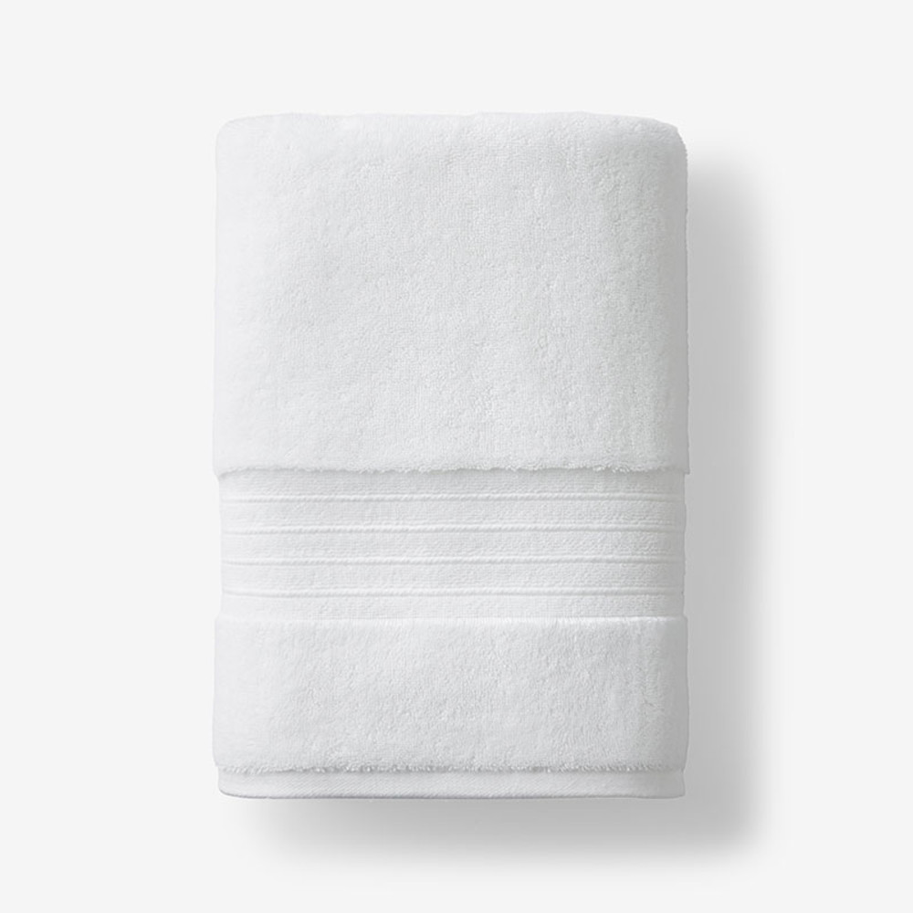 Mirage Aegean Cotton Bath Towel - White | The Company Store