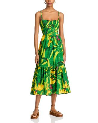 FARM Rio Banana Aquarela Midi Dress  | Bloomingdale's Women | Bloomingdale's (US)
