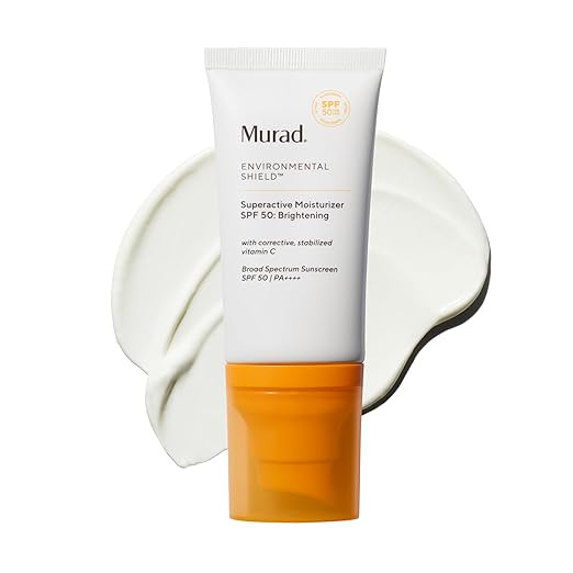 Murad Superactive Brightening Moisturizer SPF 50 - Vitamin C Packed Hydrating Ulta Sheer Facial S... | Amazon (US)