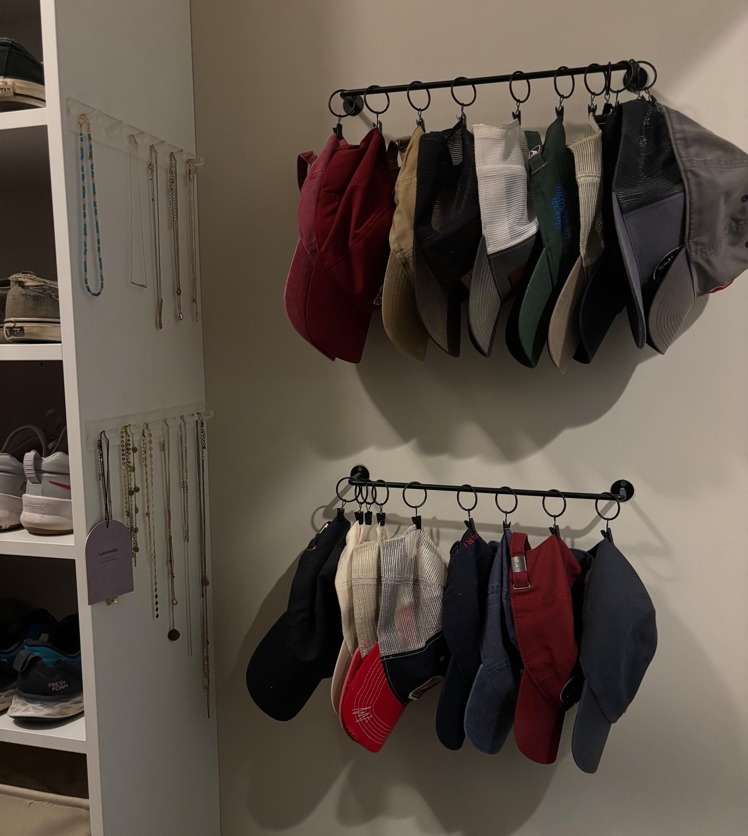 hats and necklaces organization!

#LTKBeauty #LTKFindsUnder50 #LTKHome