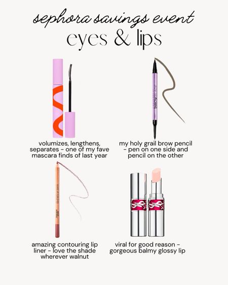 Sephora Spring Savings Event - my favorite staples for eyes and lips! 

#LTKsalealert #LTKxSephora #LTKbeauty