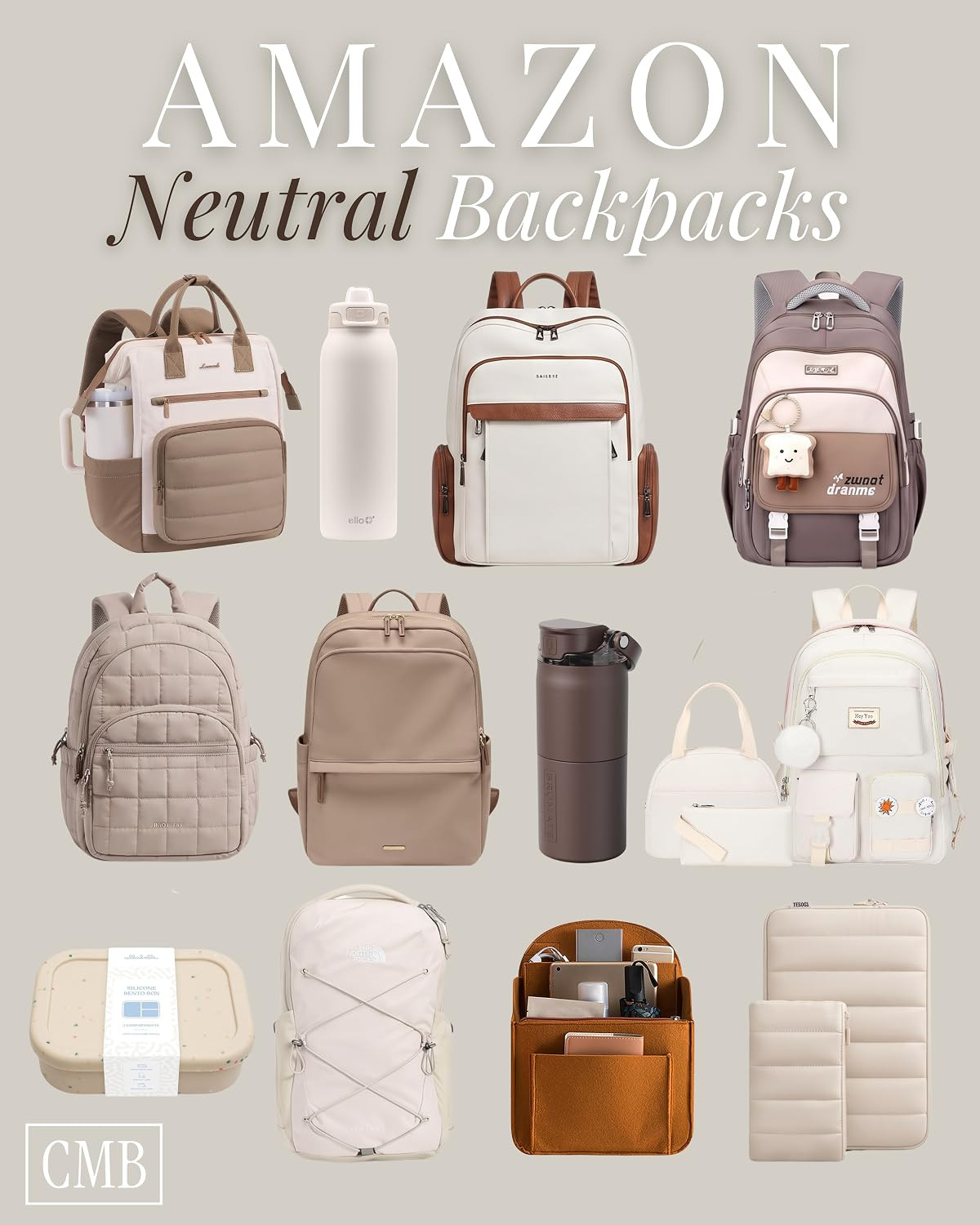 Neutral backpacks that go with everything and don’t scream “school supply aisle.” Easy, practical picks for back-to-school, travel, work, and the days everyone suddenly needs a bag five minutes before leaving. 

 #LTKgrwm #LTKootd #LTKTravel