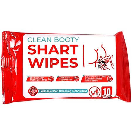 Funny Shart Butt Wipes 1PK by Witty Yeti. 10 Ct Hilarious Potty Humor Wet Wipe Gag Gift. Function... | Amazon (US)