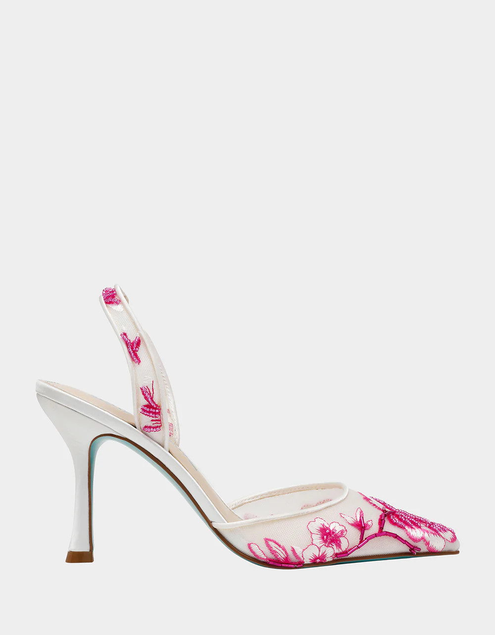 PATCH FUCHSIA Pointed-Toe Heel | Women's Heels | Betsey Johnson