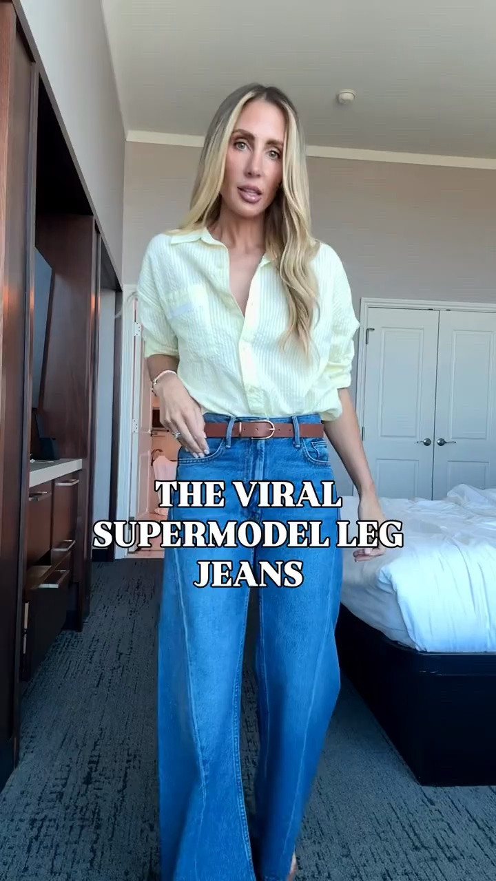 The girls supermodel leg jeans! I am obsessed 😍