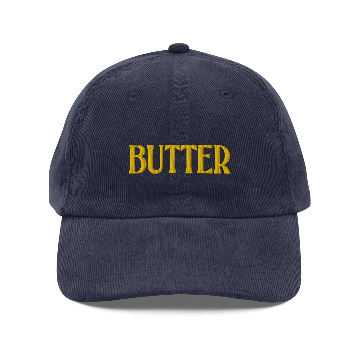 Discover the BUTTER Embroidered Corduroy Hat Today! | Polychrome Goods