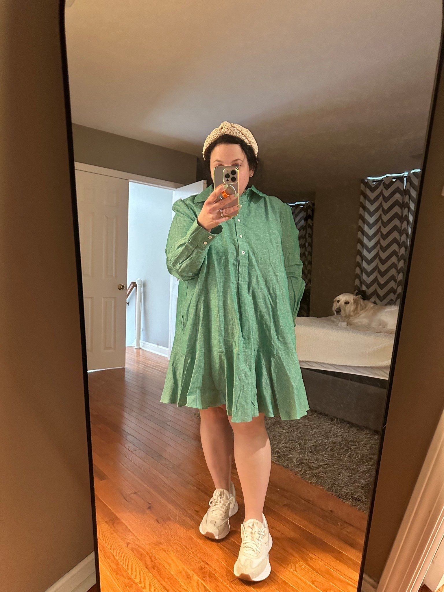 Throw the dress on, sneakers, and done!

Yes…I’m going to steam it before I actually wear it out 😂
Just going through my spring dresses right now and pulling out the good ones

PS - this cut is actually really forgiving in the midsection (especially after kids IYKYK)

Share this with someone who lives in easy outfits
Follow me for daily finds + real life in between

spring dresses casual | easy outfit ideas women | comfortable dresses everyday | sneakers and dress outfit | mom style spring outfits

#SpringOutfits
#EverydayStyle
#CasualOutfits
#MomStyle
#SimpleStyle

#LTKMidsize #LTKOver40 #LTKmomlife