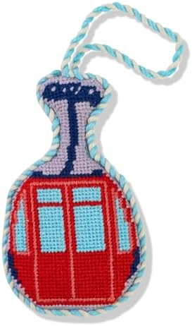 Furbish Needlepoint Icon Ornament - Cute Christmas Tree Ornament, Eclectic Holiday Decor, Stockin... | Amazon (US)