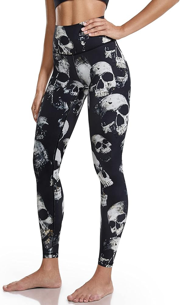 Amazon.com: LIEBERGO Workout High Waisted Halloween Mermaid Leggings for Women Tummy Control Leop... | Amazon (US)