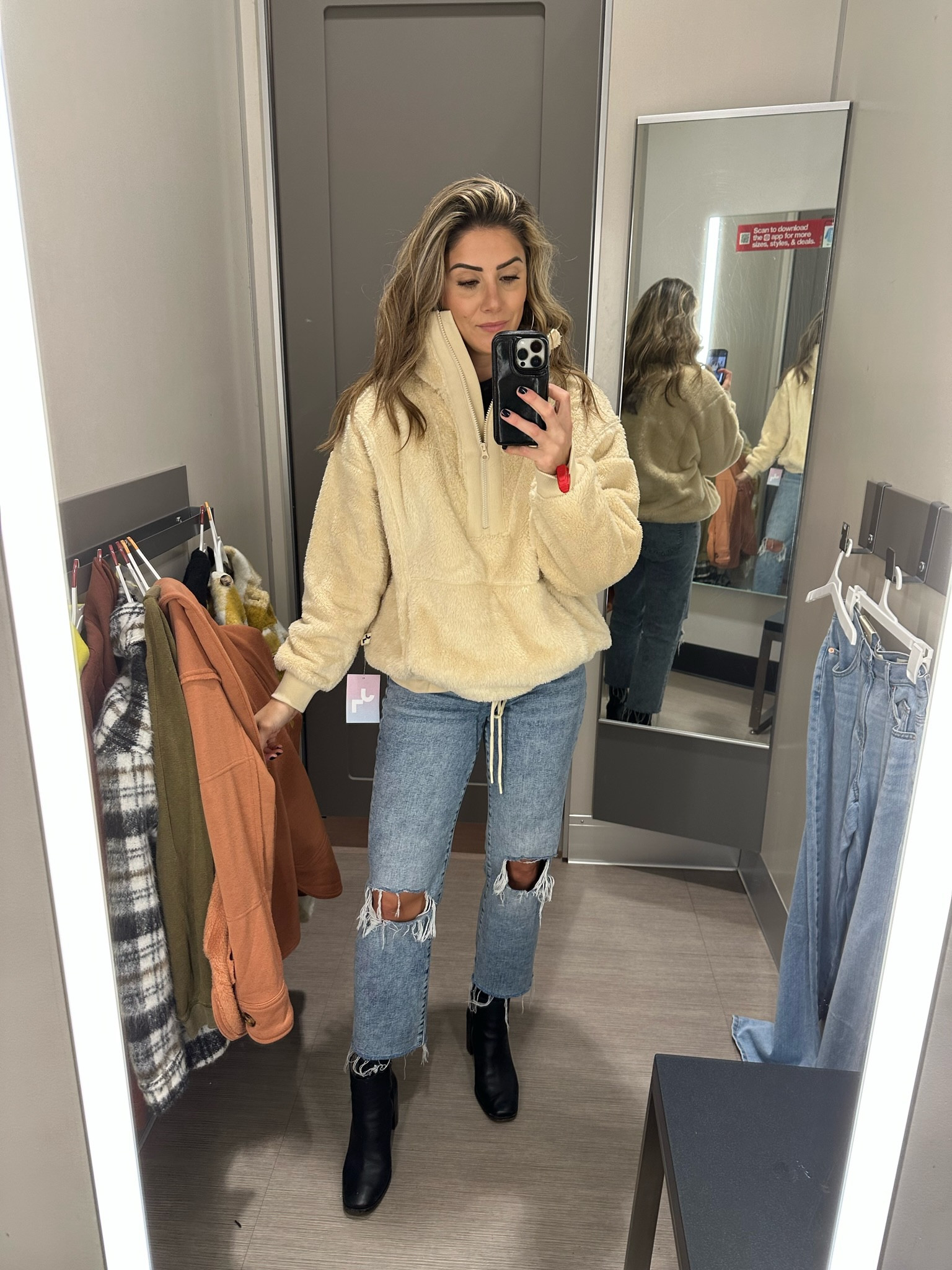 Love this Vuori Sherpa Jacket look alike!! From my Target Shop With Me on Youtube! 