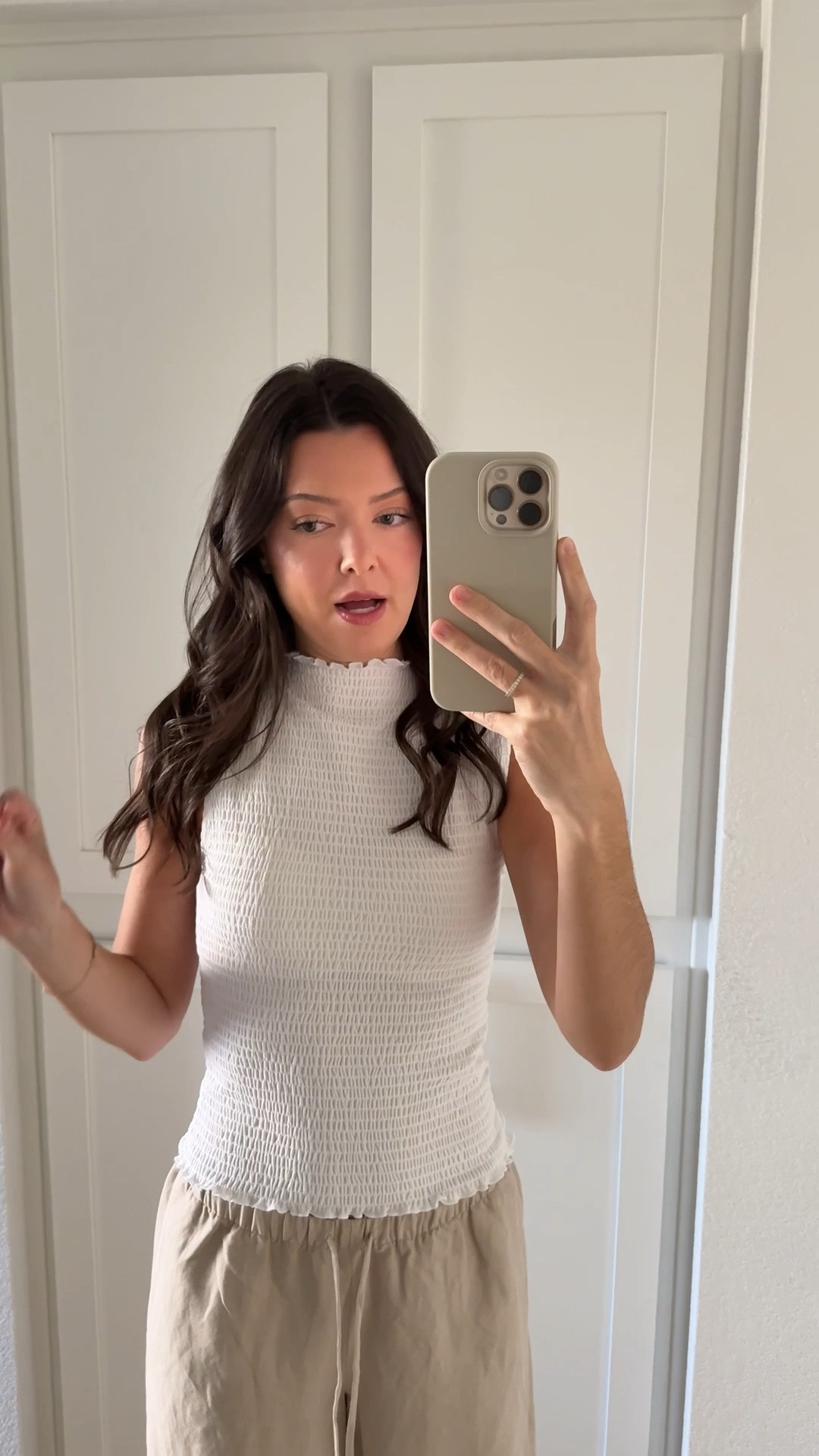 Trying on some new Aritzia staples that I’m going to be wearing on repeat from now into the spring and summer! I’m 5’7” and wear a size small/2 at Aritzia and 25 regular length in jeans  

#LTKSeasonal #LTKootd