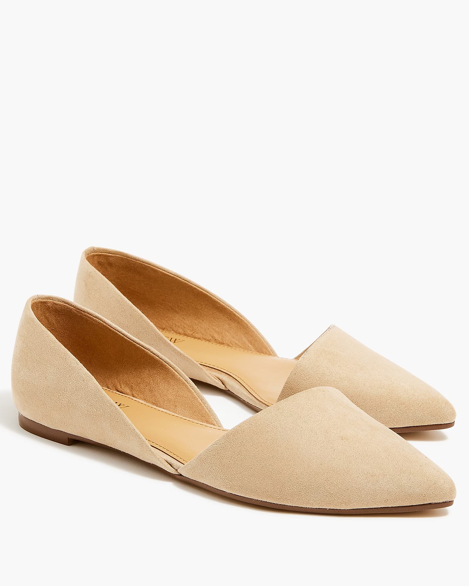 Zoe sueded d'Orsay flats | J.Crew Factory