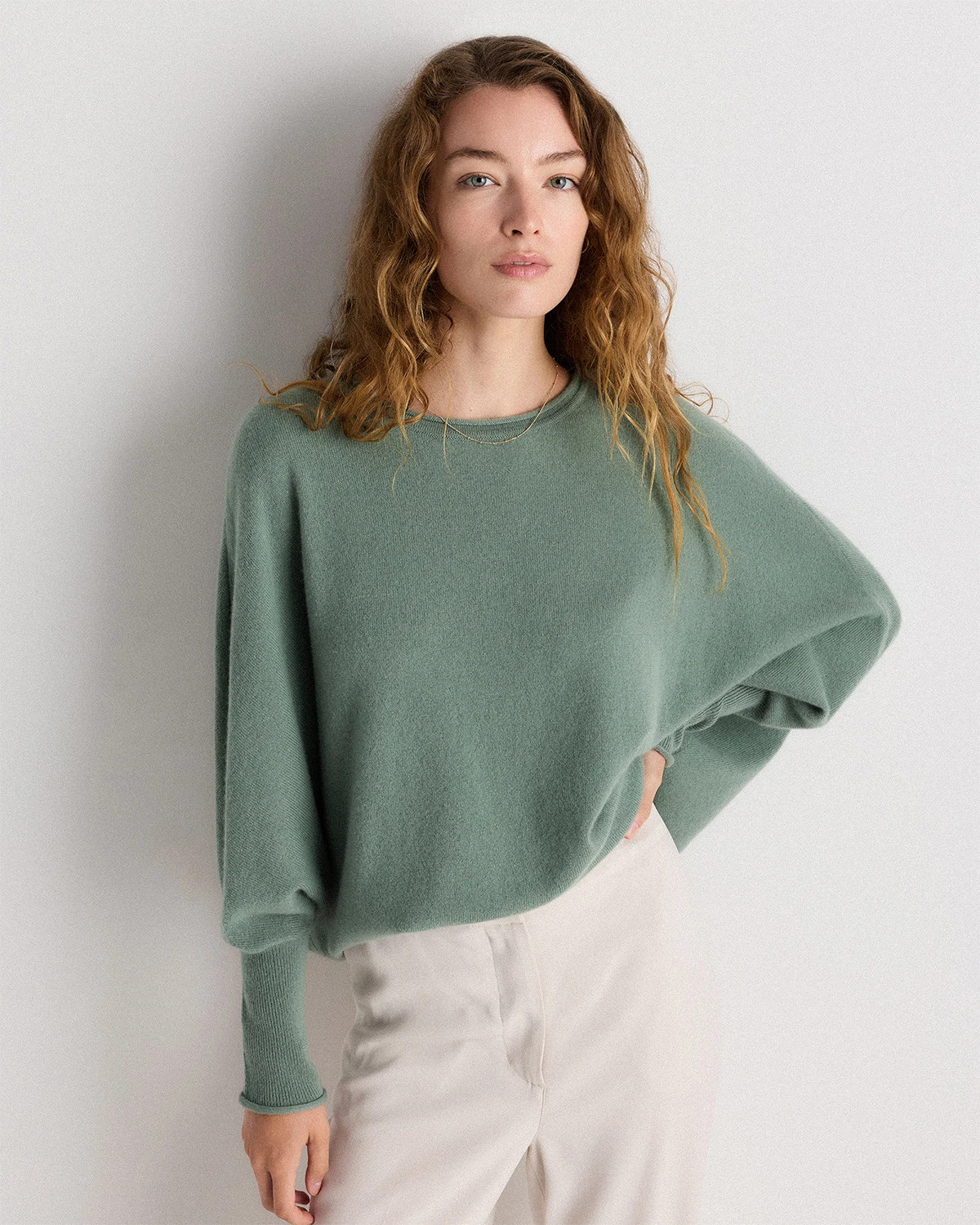 Mongolian Cashmere Batwing Sweater | Quince