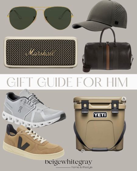Gift guides for dad! I love a classic pair I’d aviators, and what dad doesn’t love a new pair of kicks, the weekender bag is such a pretty essential and I love the yeti cooler in this color 

#LTKFind #LTKSeasonal #LTKGiftGuide