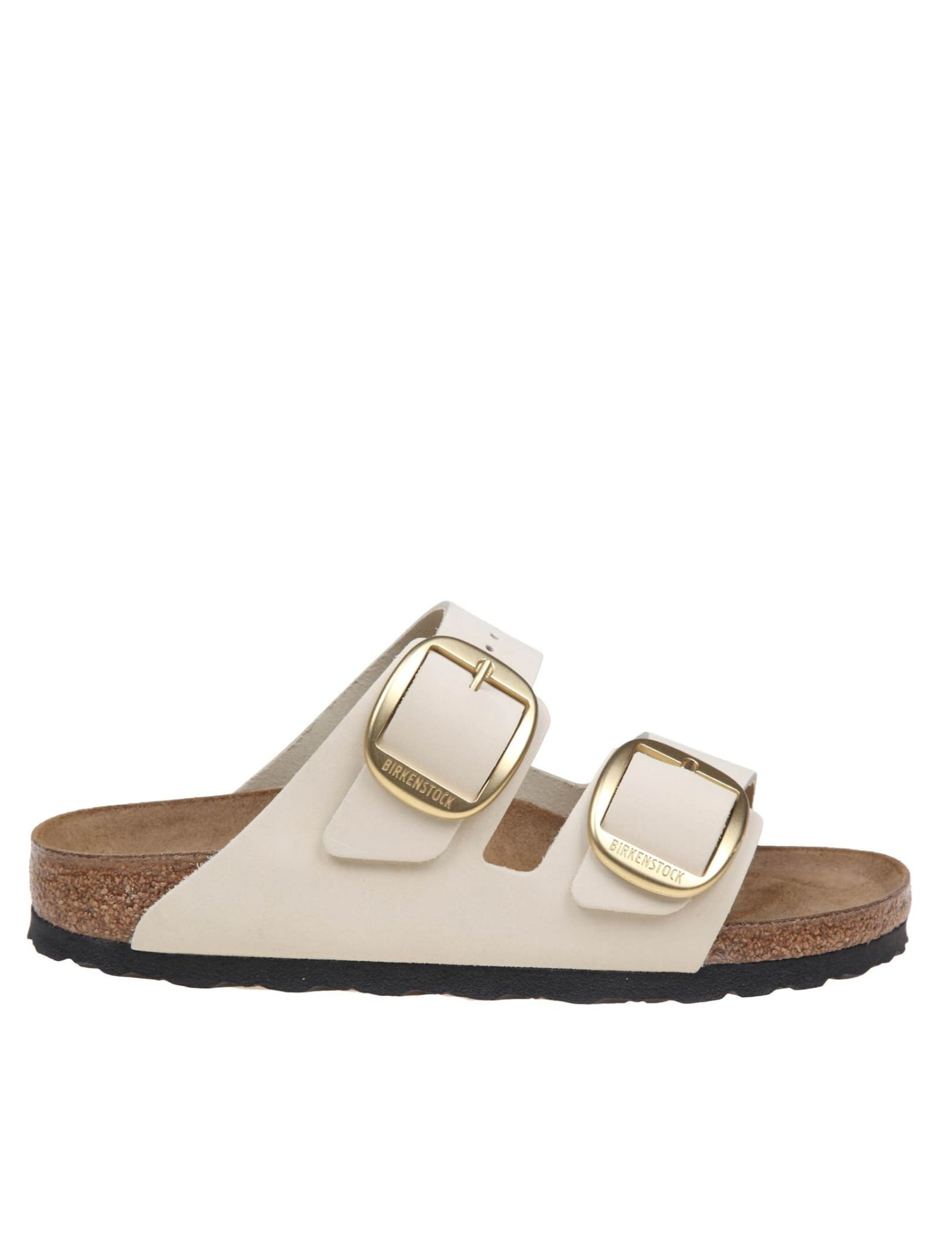 Birkenstock Arizona Big Sandal In Nubuck Color Ecru | Italist.com US