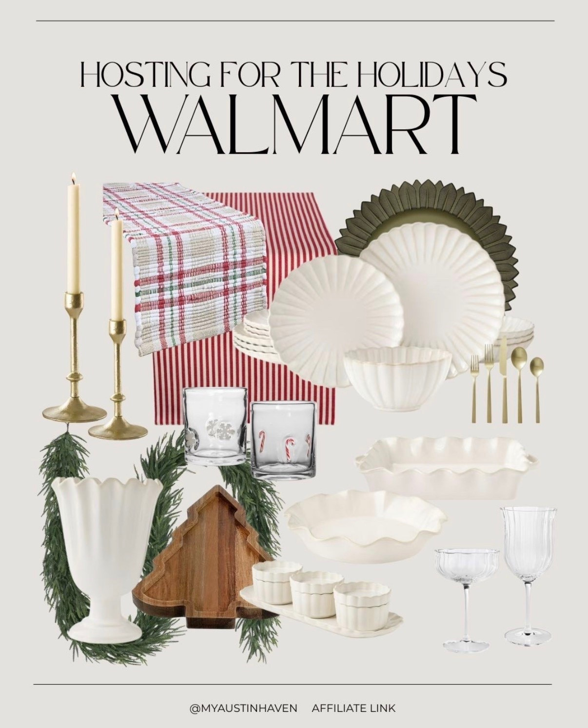 Hosting for the holidays 🍽️ ✨🌲

Walmart Christmas tablescape, affordable kitchen and hosting finds, tablecloth, dinnerware, serveware, icon glasses, glasses, look for less 

 

#LTKFindsUnder50 #LTKHome #LTKHoliday