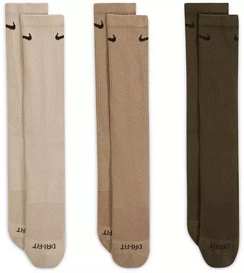 Nike Everyday Plus Cushion Crew Socks - 3 Pack | Dick's Sporting Goods