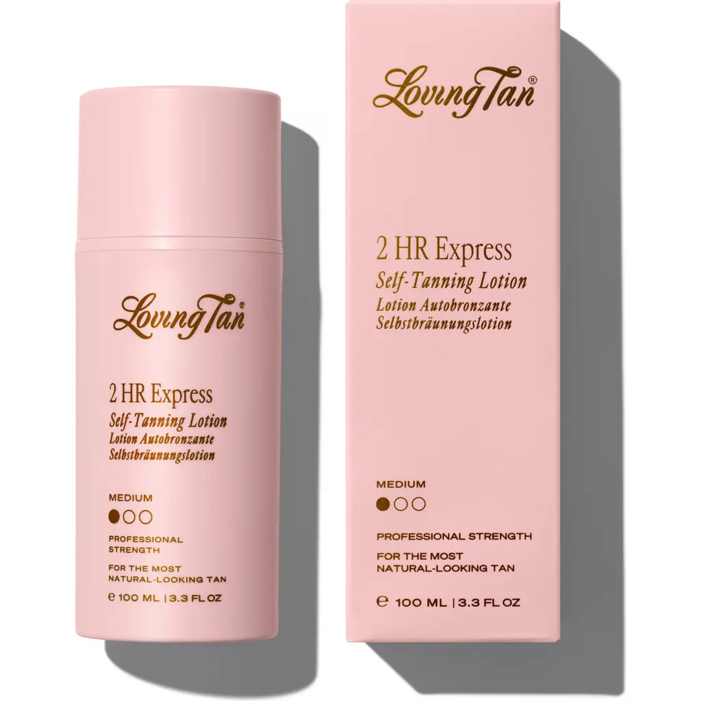 Loving Tan 2 HR Express Self-Tanning Lotion in Medium at Nordstrom, Size 3.3 Oz | Nordstrom