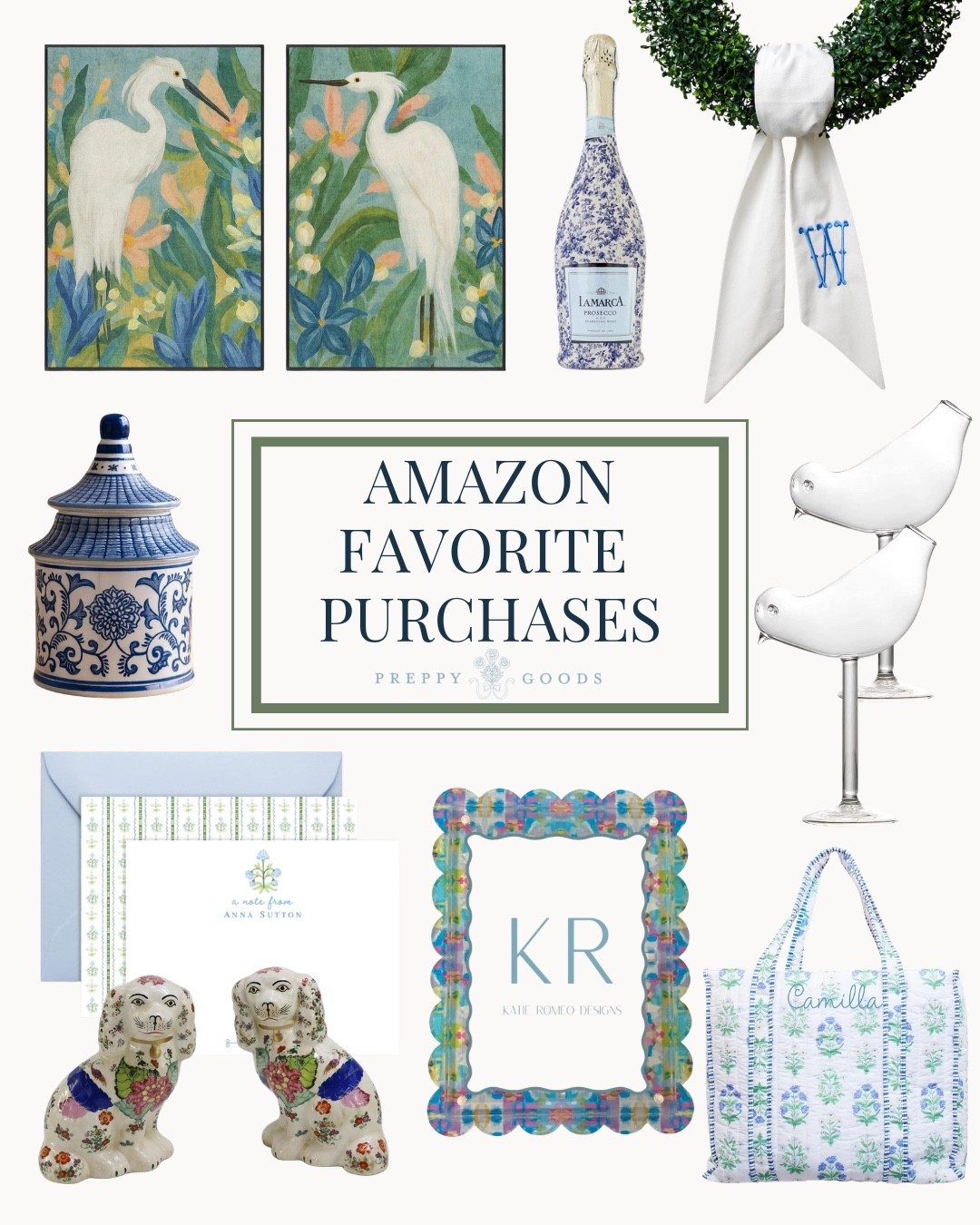 Some of my favorite purchases from Amazon! Everything from wall decor to a fun trinket to put on my shelves. I also think the bottle wrap,  cute tote, and wreath sash would make great gifts!

#LTKHome #LTKSeasonal