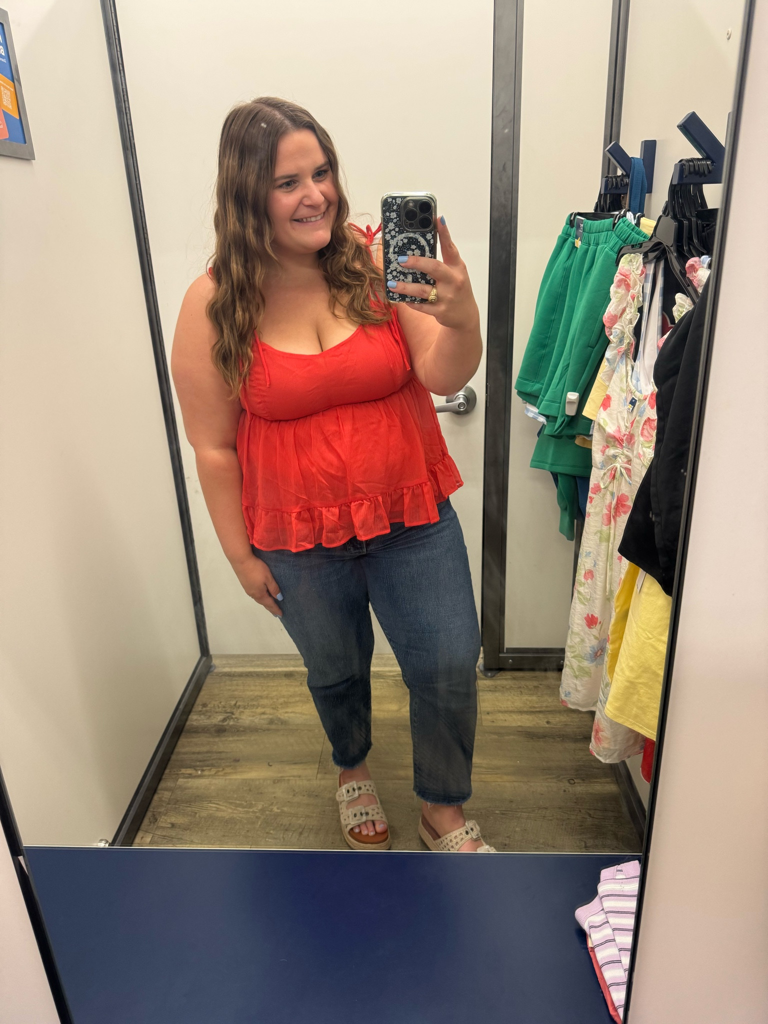 Wearing an xl in this red tank top and a size 16 in these old navy jeans. Finished the look with Walmart sandals. 

#LTKPlusSize #LTKootd #LTKMidsize