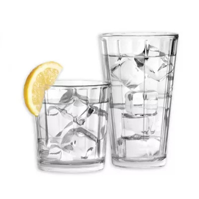 SALT™ Contour 16-Piece Drinkware Set | Bed Bath & Beyond | Bed Bath & Beyond