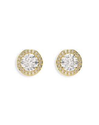 Una Crystal Halo Stud Earrings in Gold Tone | Bloomingdale's (US)