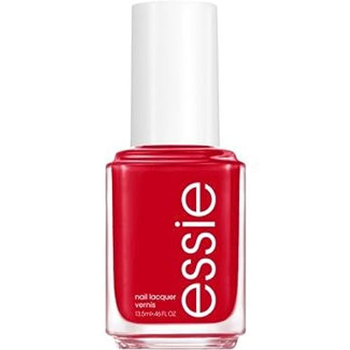 essie Nail Polish, Salon-Quality Rich Cherry Red Nail Polish, Vegan, Not Red-Y For Bed, 0.46 fl oz | Amazon (US)