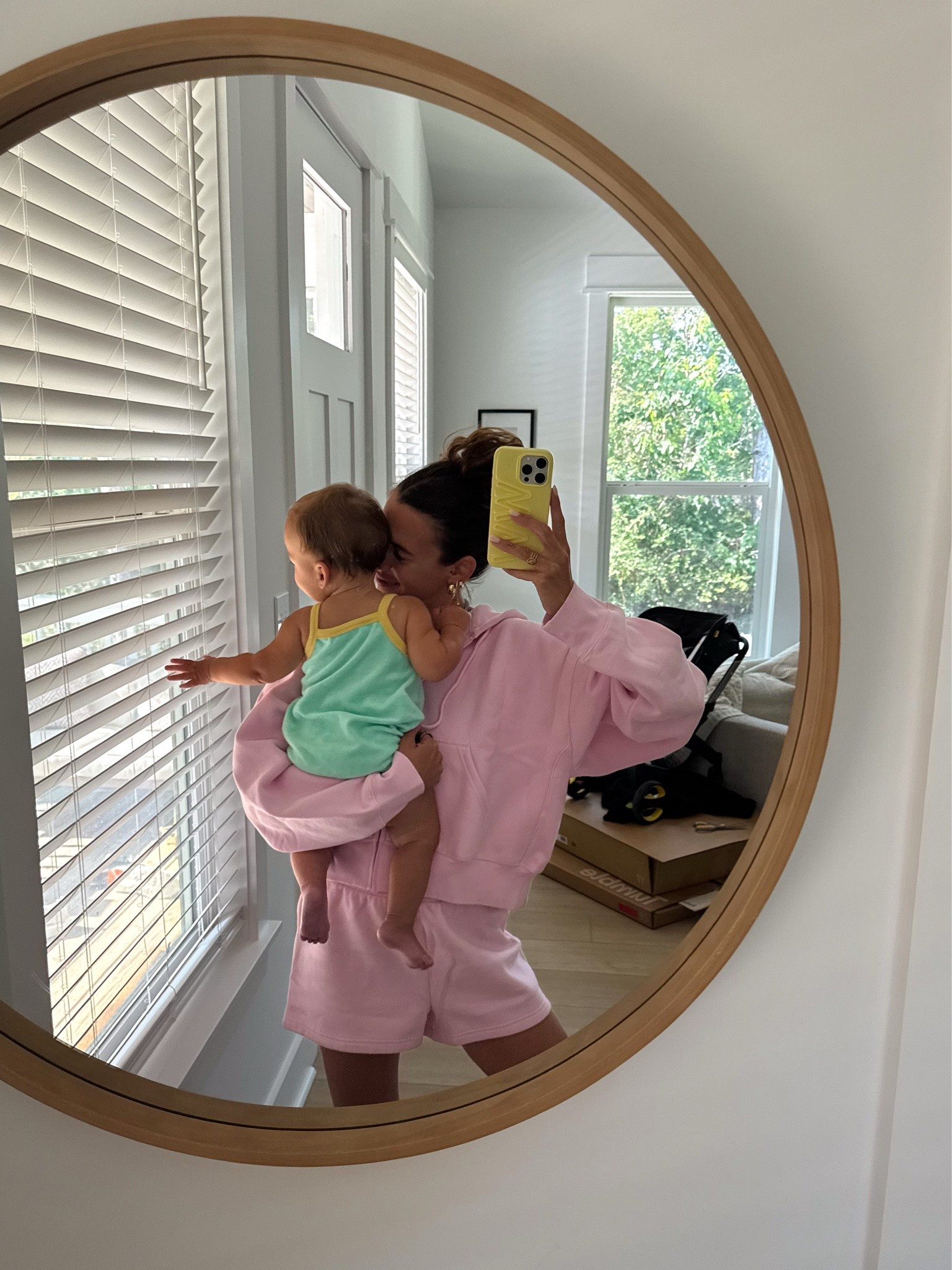 baby pink lounge set💖 comfy travel day outfit, wfh outfit, sahm ootd, girl mom, matching set, airport outfit inspo (wearing size L top, M bottom)

#LTKootd #LTKmomlife #LTKBaby