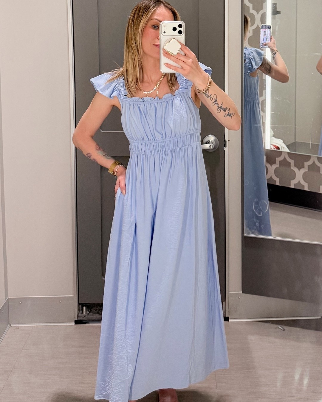 Cute spring dress that would be perfect for a baby shower, Easter, brunch/lunch, church etc… I’m in size XS

#LTKootd #LTKspringtrends #LTKspring