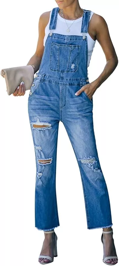 Vetinee Womens Overalls Denim … curated on LTK