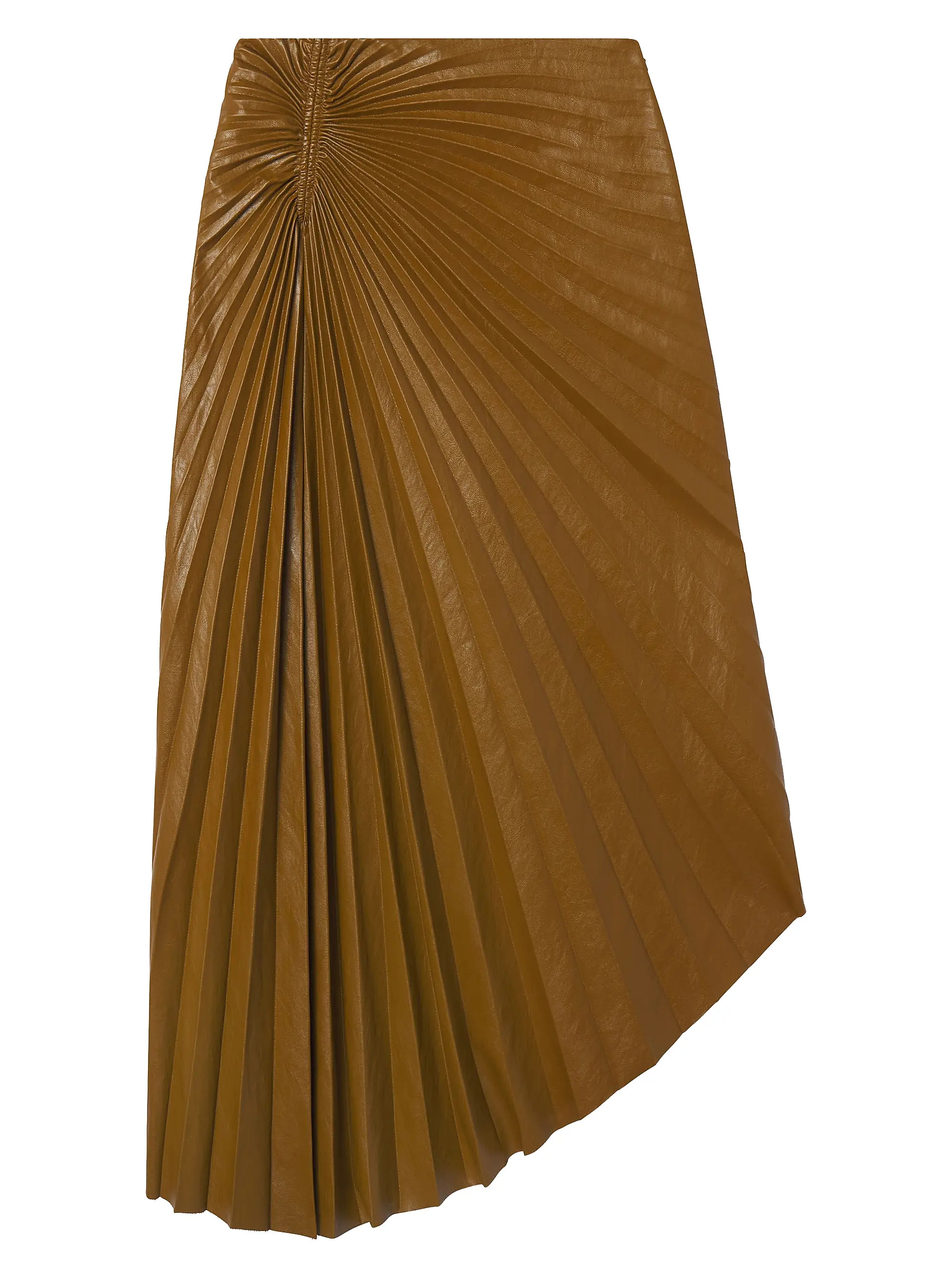 A.L.C. Tracy Faux-Leather Pleated Maxi Skirt | Saks Fifth Avenue | Saks Fifth Avenue