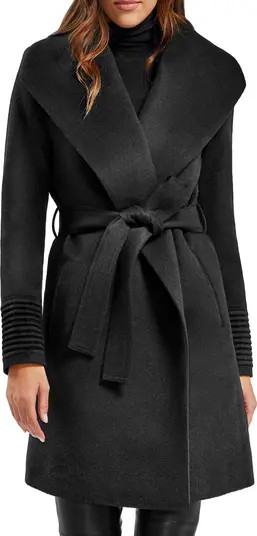 SENTALER Shawl Collar Alpaca & Wool Blend Coat | Nordstrom | Nordstrom