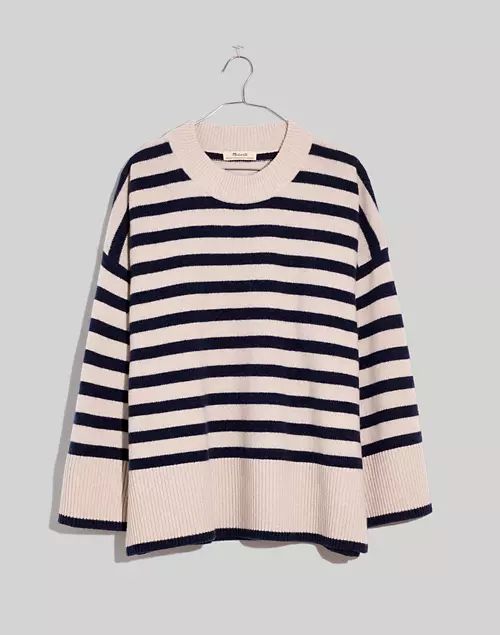 (Re)sourced Cashmere Sweater in Stripe | Madewell