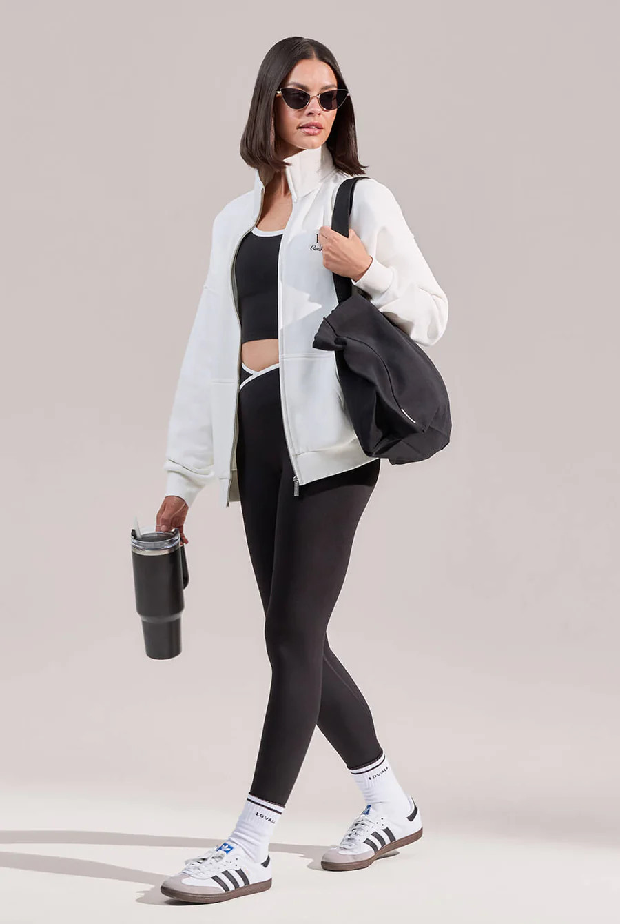 Organic Funnel Neck Zip Through | LOVALL