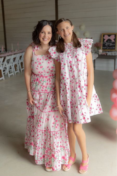 The prettiest pink floral maxi dress! Even twinning with my lil cousin! 💗

#LTKStyleTip #LTKFindsUnder50 #LTKSaleAlert
