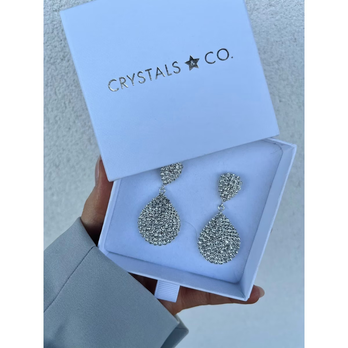 Sterling Silver Drop Earrings | Wolf & Badger