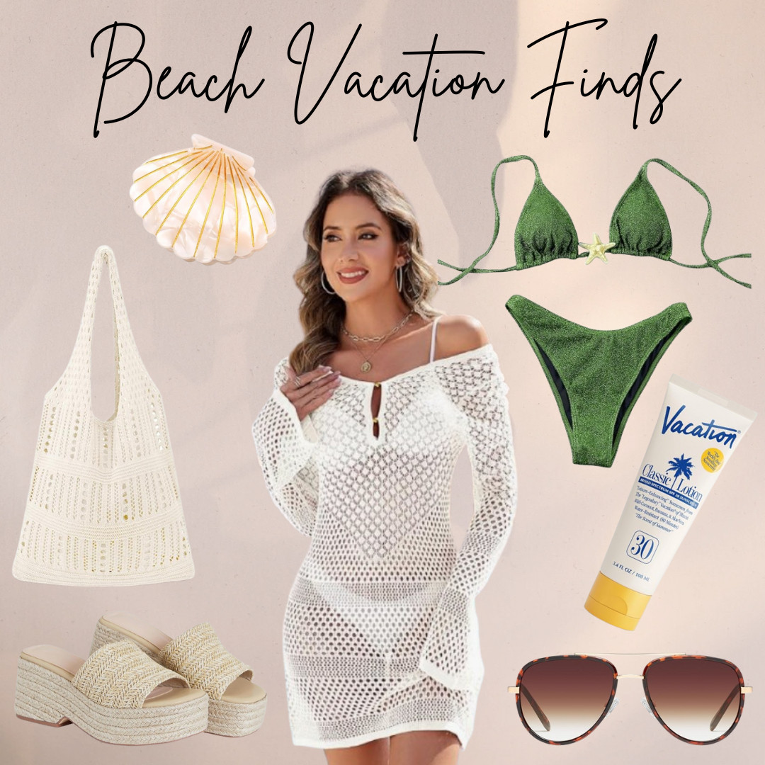 Beach Vacation Finds

ltkfindsunder100 / ltkfindsunder50 / ltkitbag / ltkshoecrush / ltkstyletip / Amazon / Amazon finds / Amazon style / Amazon fashion / beach wear / beach Vacation / beach Vacation outfit / beach outfit / vacation outfits / summer vacation outfits / summer outfit / bikini / bikinis / mesh bag / straw bag / platform sandals / platform shoes / quay sunglasses / vacation sunscreen / coverup / white coverup / swim/ ltkswim / swim coverups / swim coverup / swimwear / swimsuits / sale / sale alert 

 #LTKSeasonal #LTKSaleAlert #LTKTravel