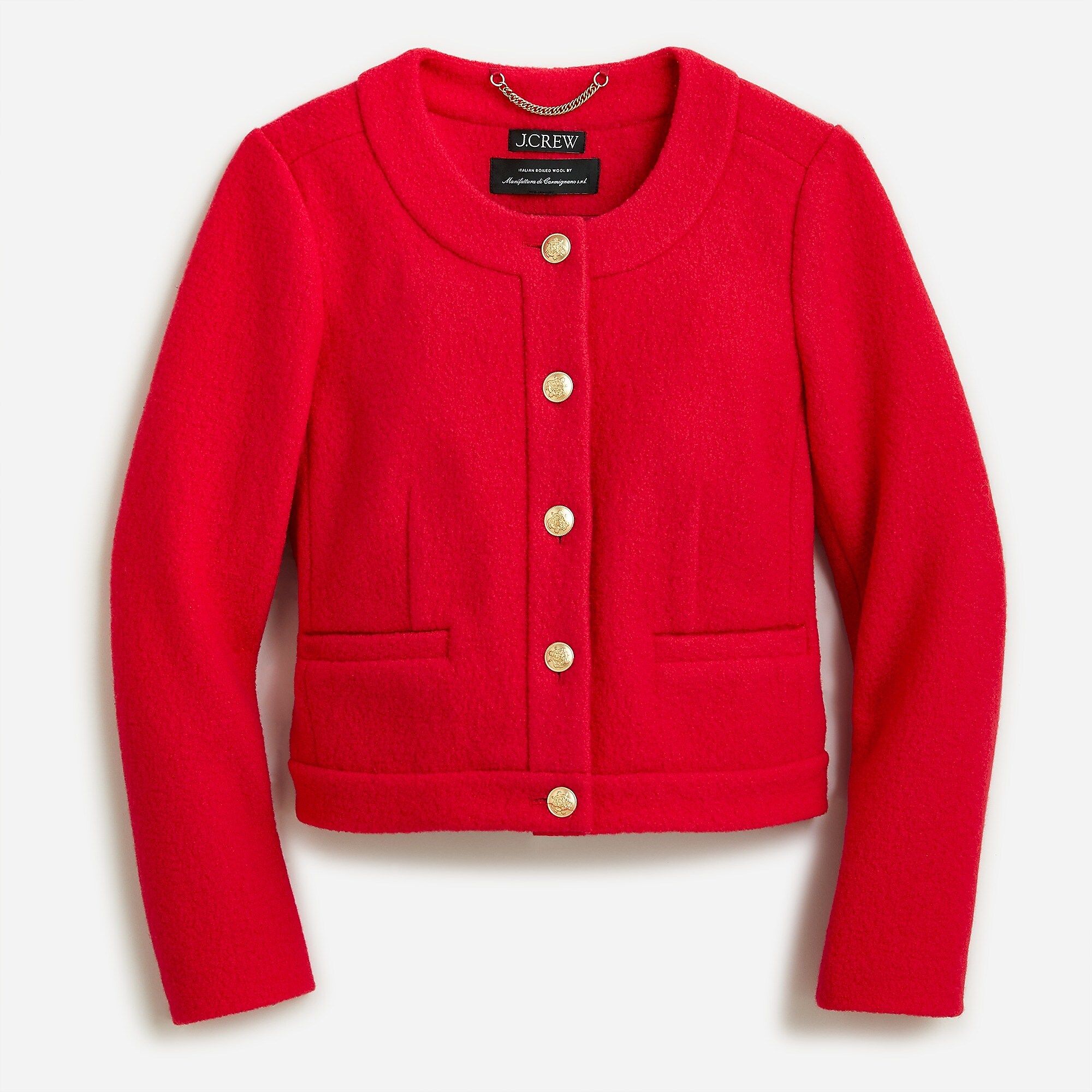 Louisa lady jacket in Italian boiled wool | J.Crew US