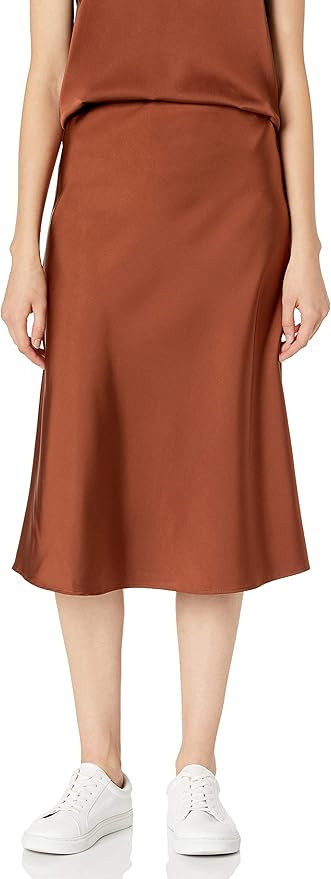 The Drop Women's Maya Silky Slip Skirt | Amazon (US)