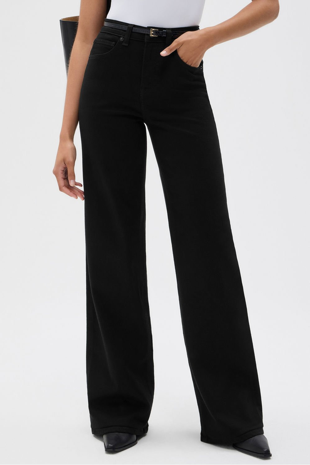 High Rise Wide Leg Jean | Fabletics