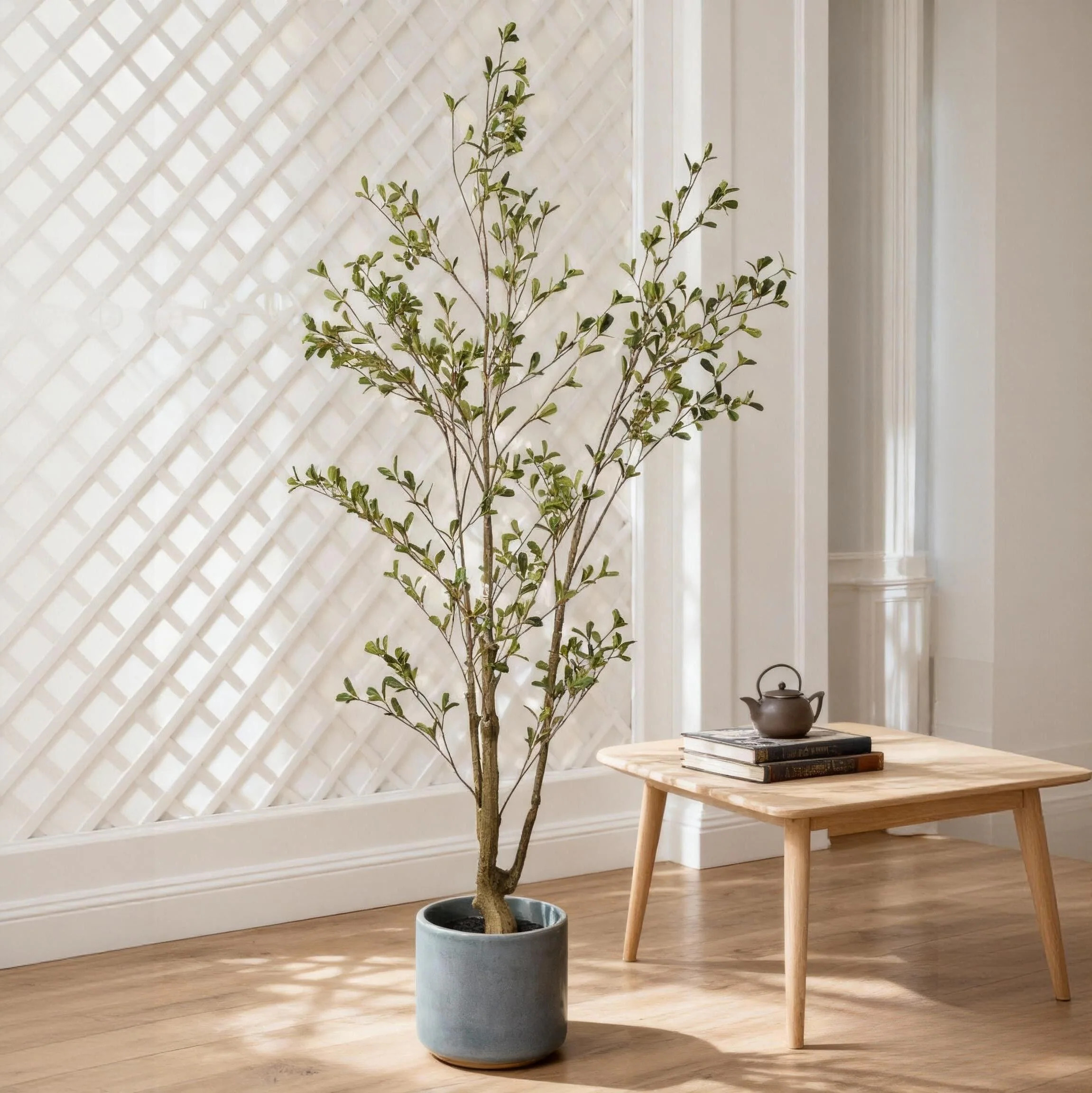 Blisstyle 5ft Artificial Olive Tree with Black Plastic Pot Lifelike Fake Potted Indoor Plant Faux Tree for Home Living Room Decor 1pcset Artificial | Lowe's
