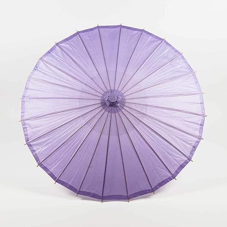 Quasimoon PaperLanternStore.com 32 Inch Lavender Paper Parasol Umbrella | Amazon (US)
