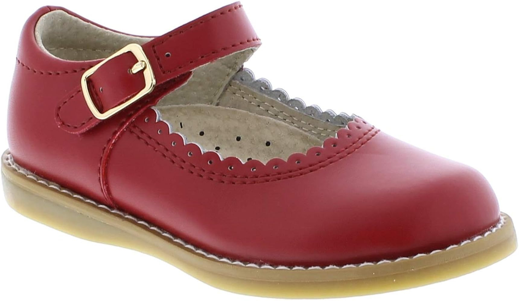 FOOTMATES Girls' Allie Mary Jane Flat | Amazon (US)