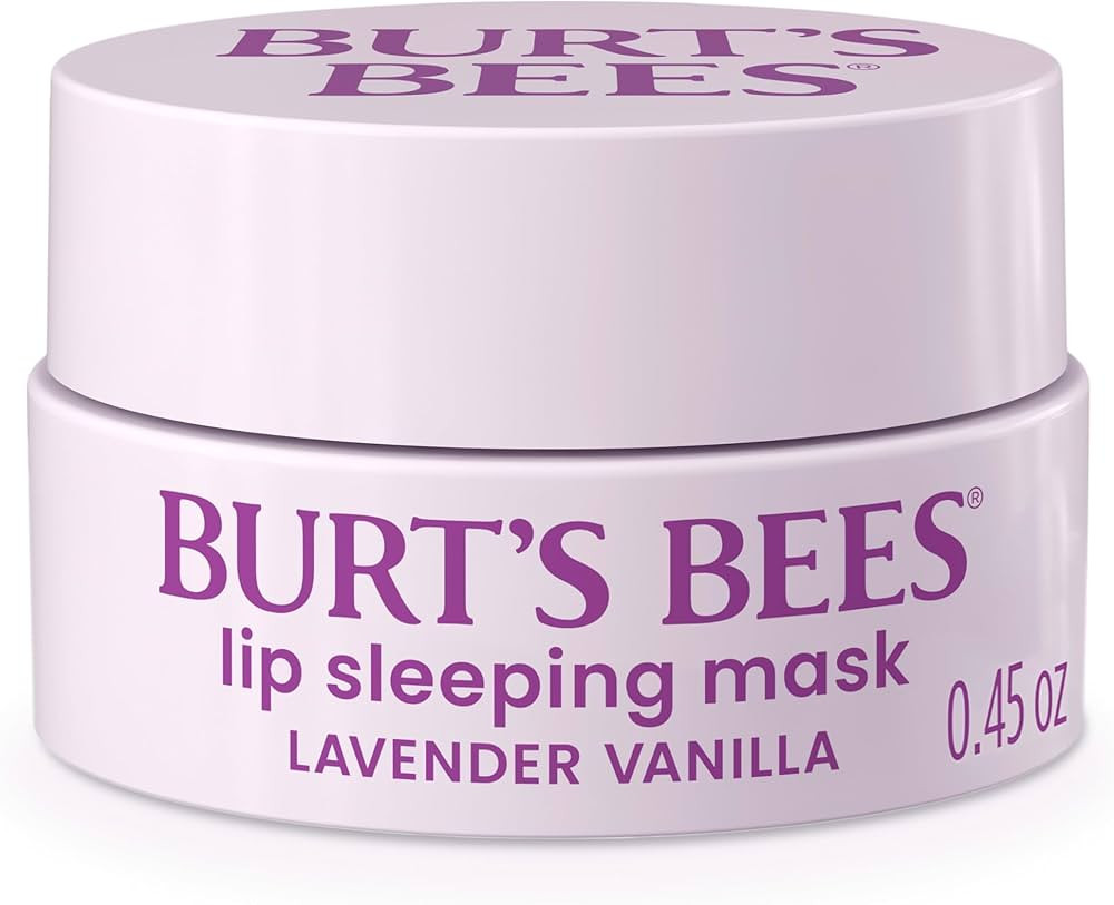Burt’s Bees Lavender Vanilla Lip Sleeping Mask, With Hyaluronic Acid and Squalane Moisturizer T... | Amazon (US)