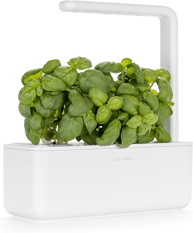Click and Grow Smart Garden 3 Indoor Herb Garden (Includes Basil Plant Pods), White | Amazon (US)