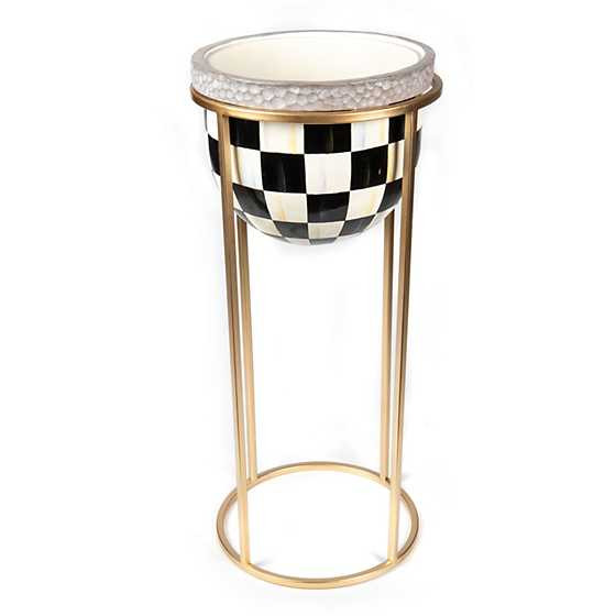 Courtly Check Plant Stand - Tall | MacKenzie-Childs