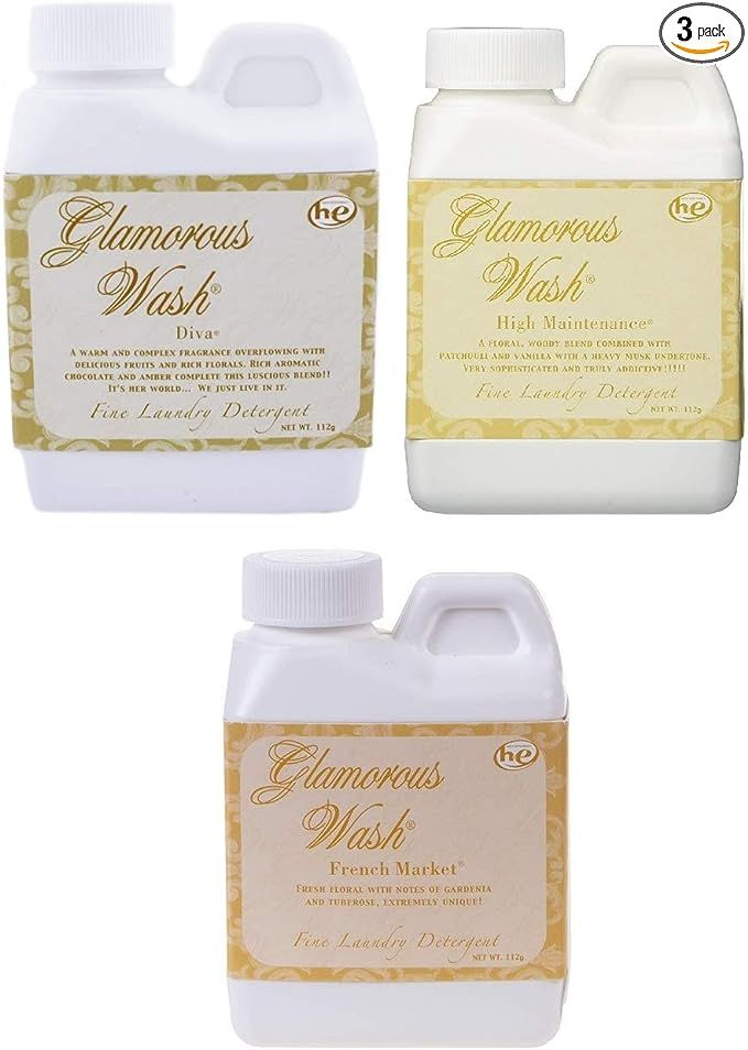 Tyler Glamorous Wash Laundry Detergent Liquid 4oz Gift Set (Diva, French Market, & High Maintenan... | Amazon (US)