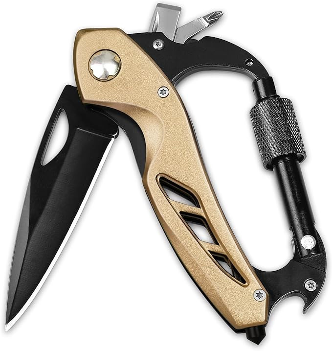 Multitool knife, Gift for Men (Gold) | Amazon (US)